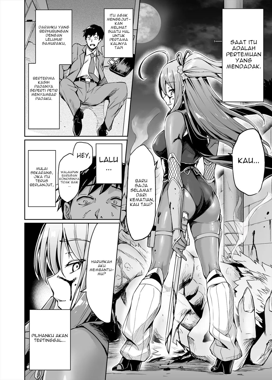 NEET de Otaku na Kunoichi to naze ka Dousei hajimemashita (Somehow, I Started Living With a NEET Otaku Kunoichi) Chapter 01 Gambar 3